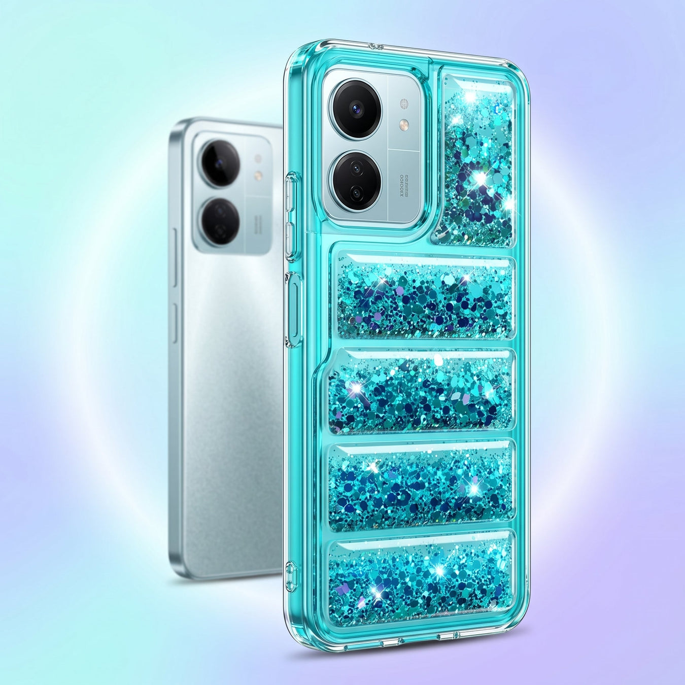 Funda Puffer Glitter