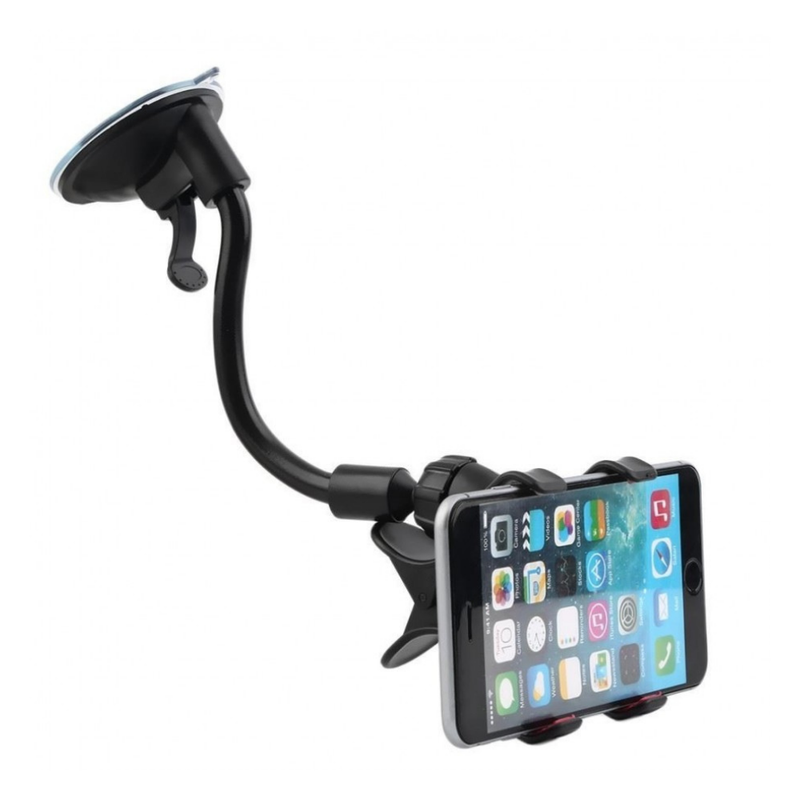 Soporte de Auto con Sopapa Brazo Flexible