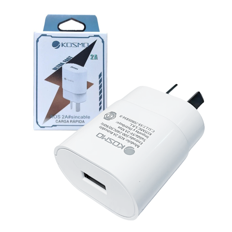 Cabezal Común 2A Kosmo Entrada USB