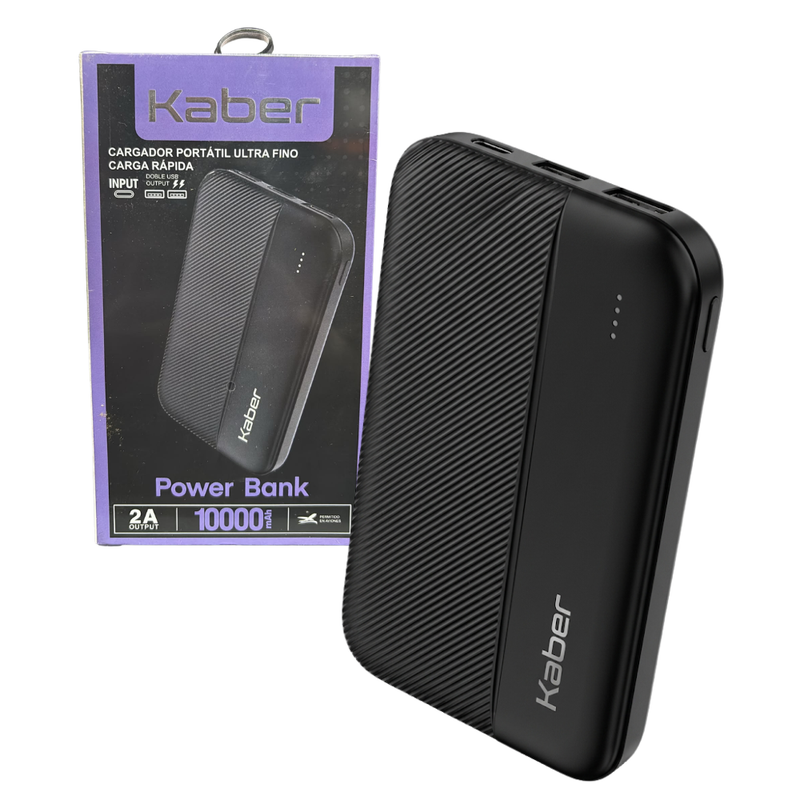 Cargador Portátil 10000mah Kaber Powerbank