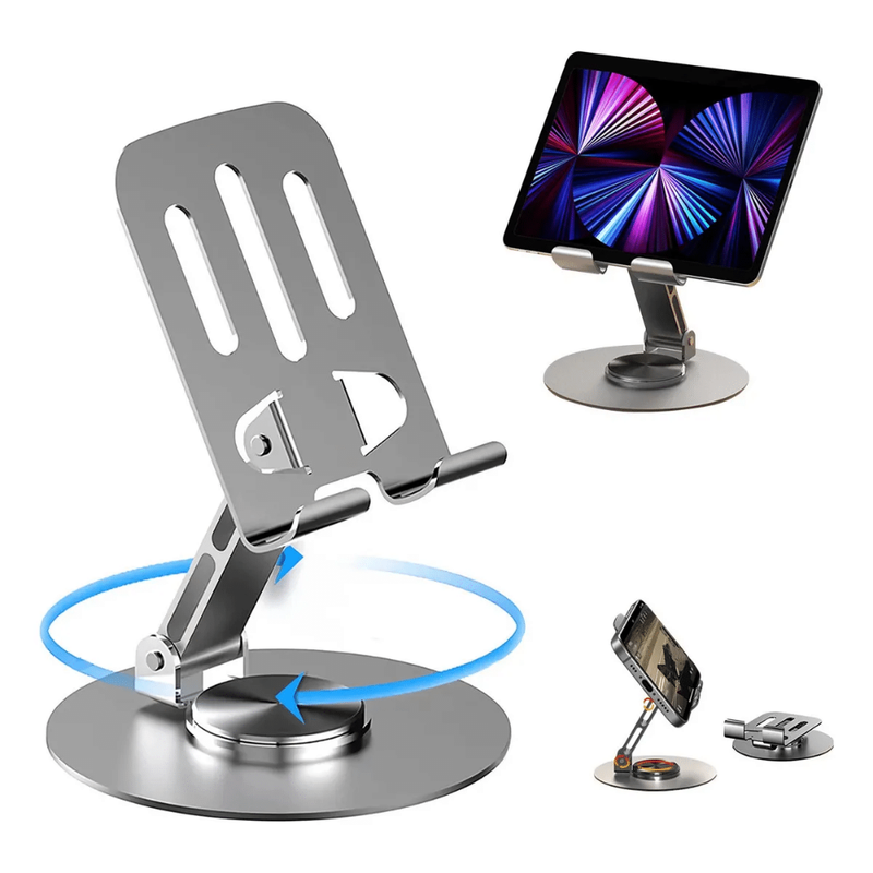 Soporte de Mesa Plegable 360° Celular Metálico