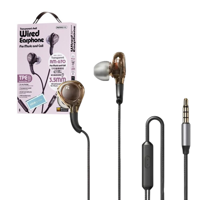 Auricular con Cable Remax RM-670