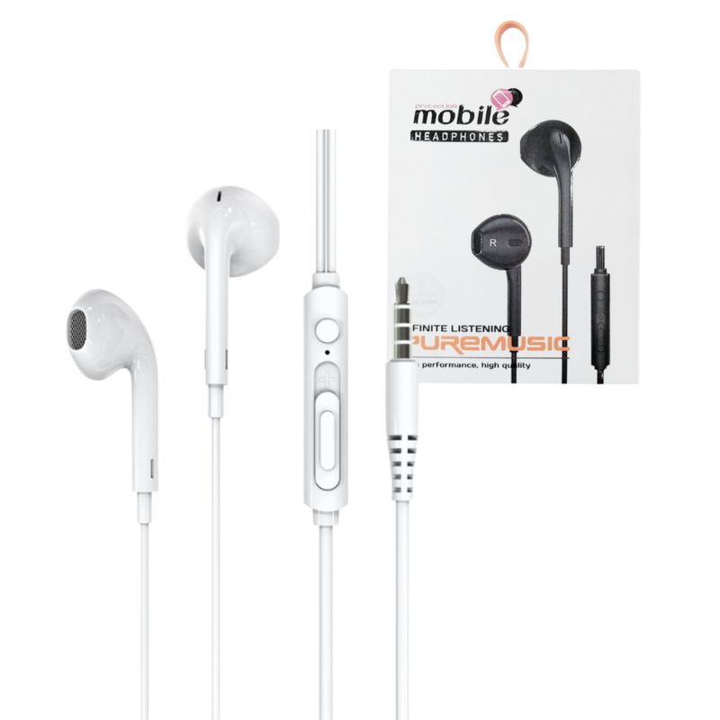Auricular con Cable Común Mobile Sin Gomita