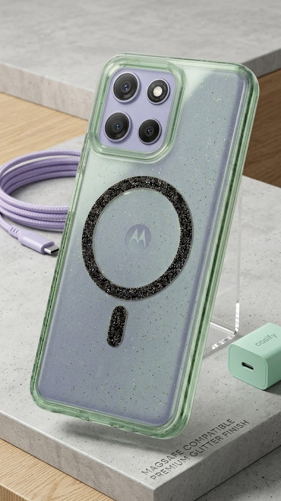 Fundas Magsafe Con Brillo Motorola G15
