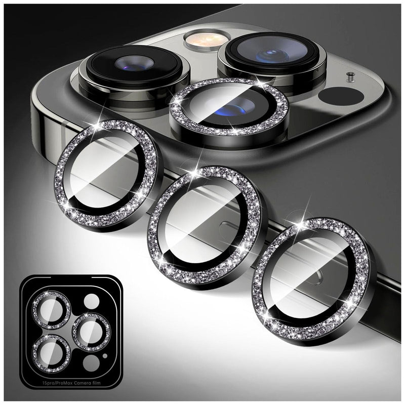 Protector para Cámara con Acabado Brillante y Vidrio Templado Premium Iphone 15 pro
