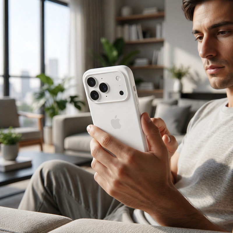 Funda Silicona Original para iPhone 17 PRO