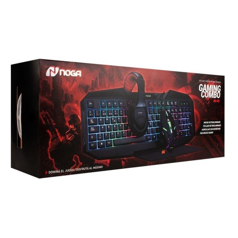 Combo Gamer Noga 4 en 1 RGB