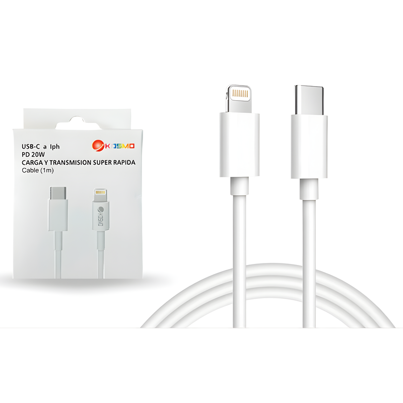 Cable USB-C Kosmo 60W (Lightning)