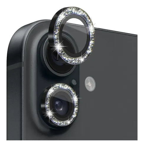 Protector para Cámara con Acabado Brillante y Vidrio Templado Premium Iphone 16 plus