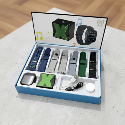 Smartwatch Pack Completo con 7 Correas + Estilo Premium