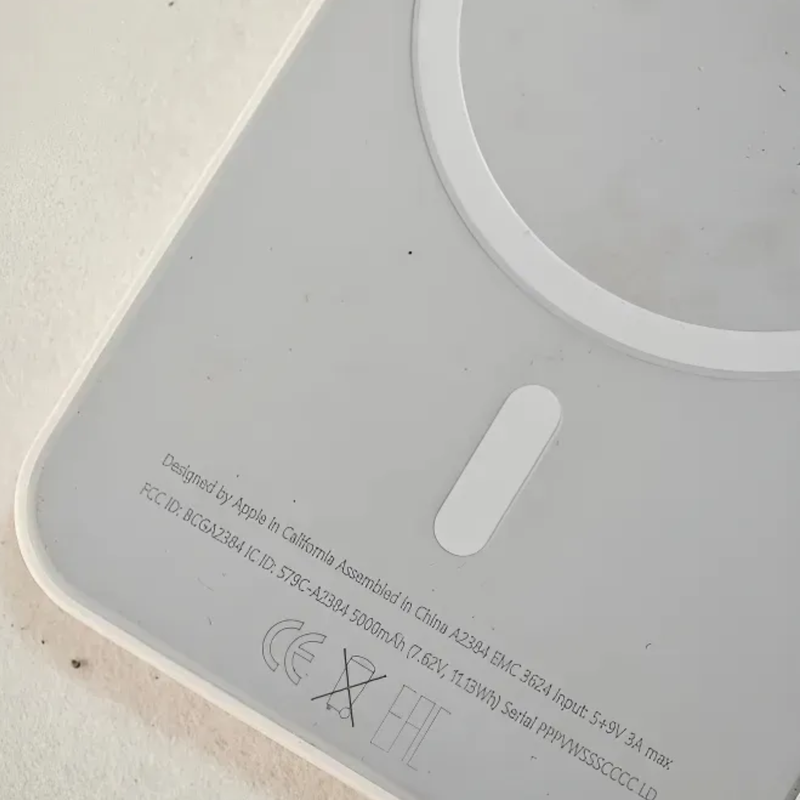 Battery Pack Apple 10000mAh Portátil con Carga Rápida