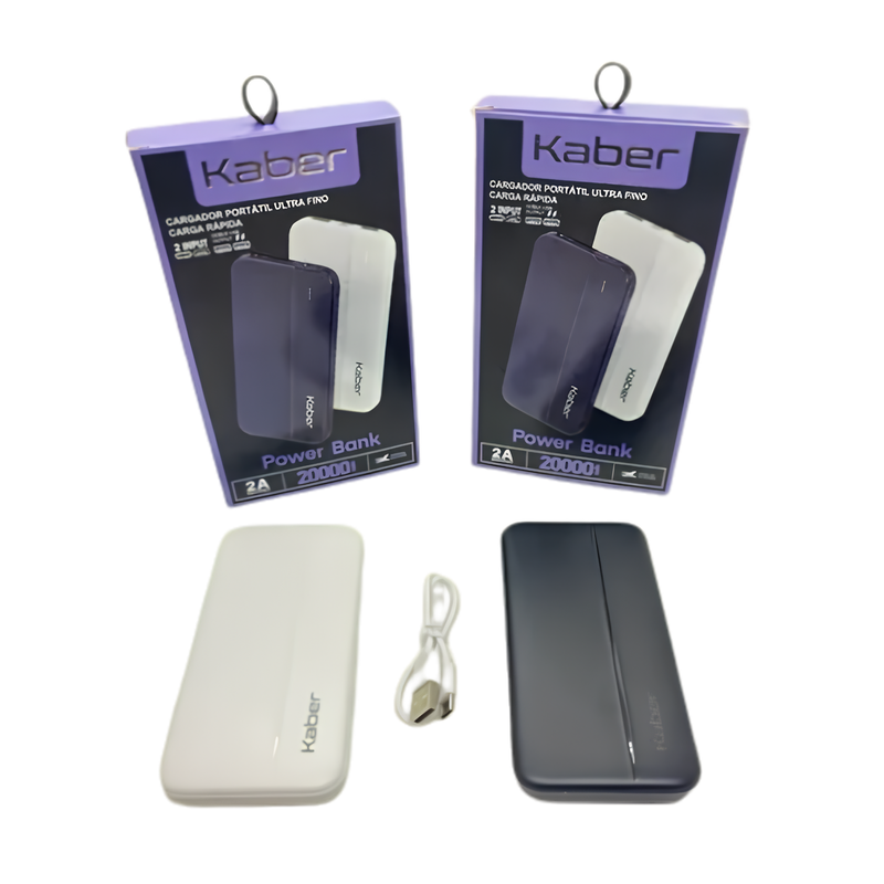 Powerbank Portátil 20000mah KABER