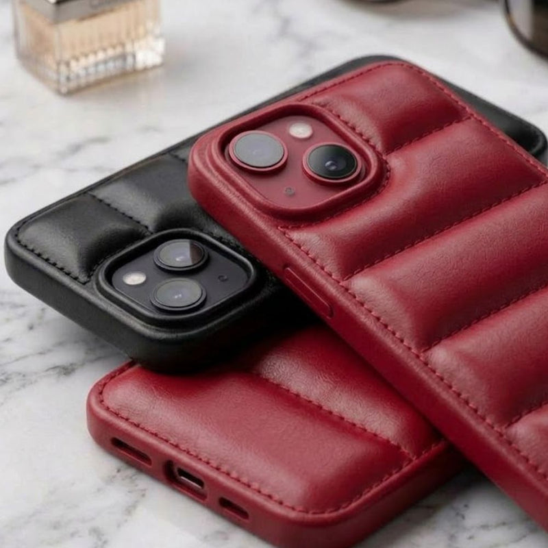 Funda Siliconada Puffer Soft para iPhone 15