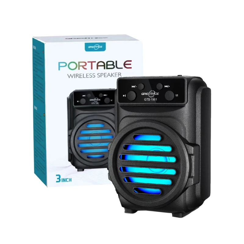 Parlante Inalámbrico Bluetooth 3" GTS-1961