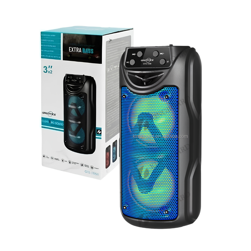 Parlante Inalámbrico Bluetooth 3x2" GTS-1558