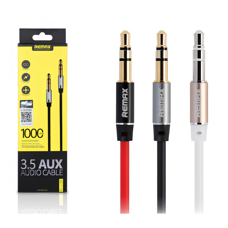 Cable Auxiliar 3.5 REMAX RL-L100 1mt.