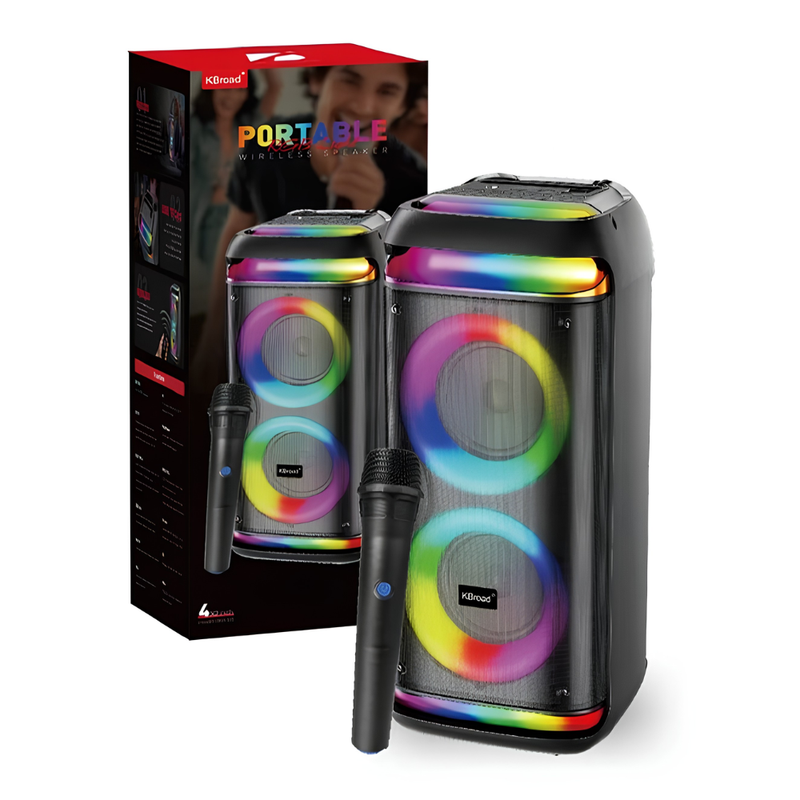 Parlante Inalámbrico Bluetooth 4"x2  KTS-2090