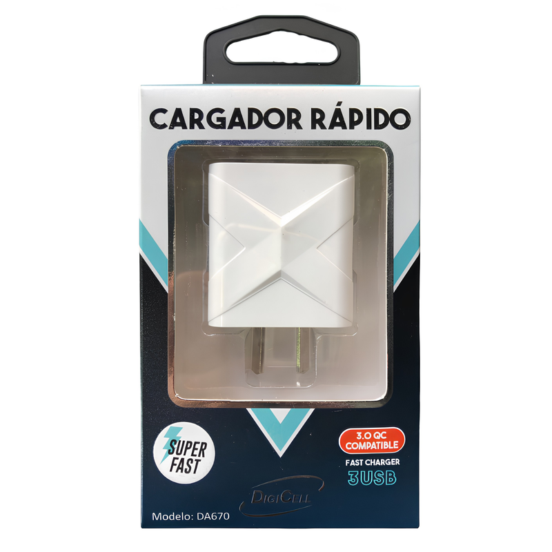 Cargador Digicell 3.1A (Tipo C)