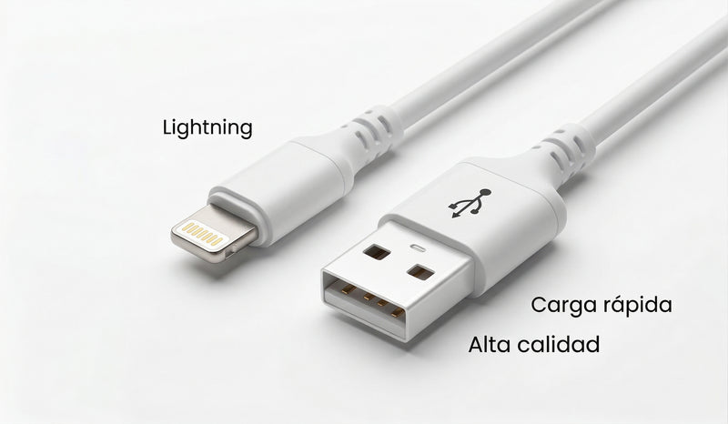 Cable USB Mobile 1.2Mts. (Lightning)