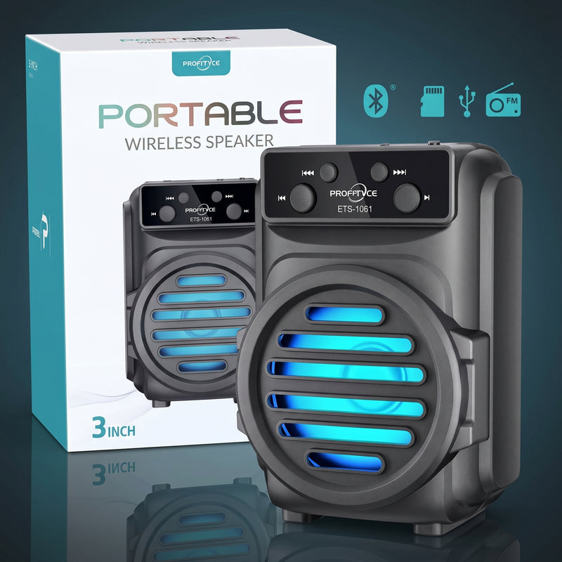 Parlante Inalámbrico Bluetooth 3" GTS-1961