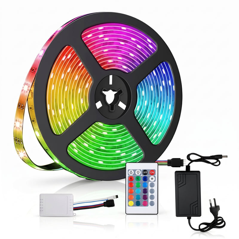Tira de Luces LED RGB 5mts con Control Remoto