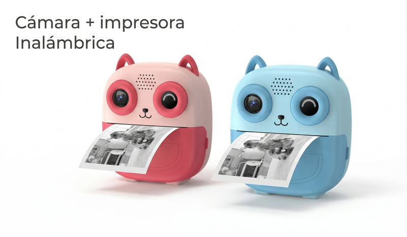 Cámara con Impresora para Niños