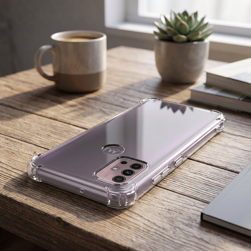 Funda Transparente Antishock Motorola G30