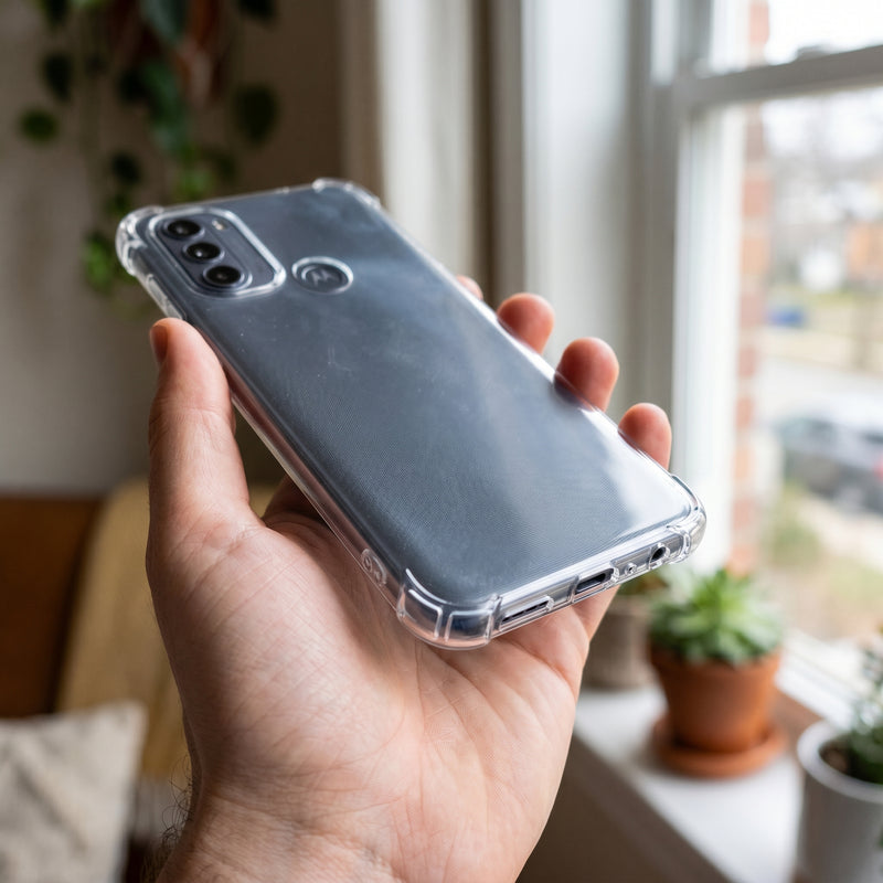 Funda Transparente Antishock Motorola G31