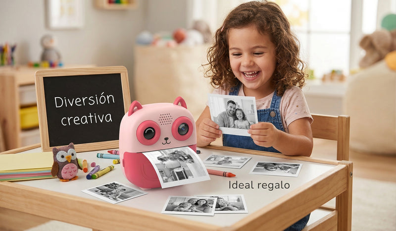 Cámara con Impresora para Niños