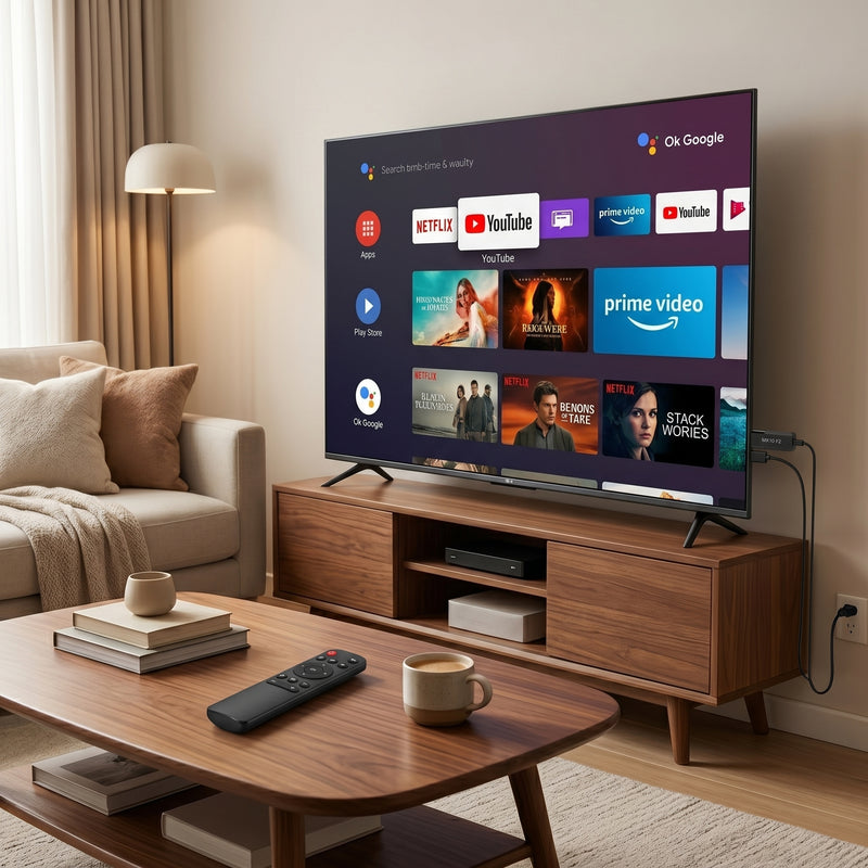 TV Stick MX10 F2 Android 4K