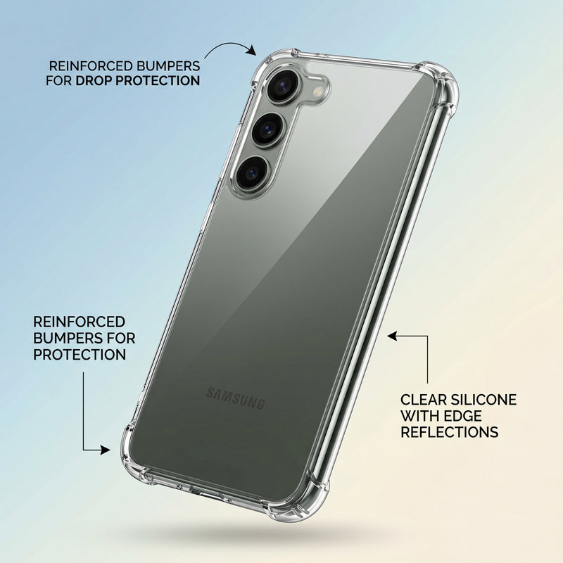 Funda Transparente Antishock Samsung S23 Plus