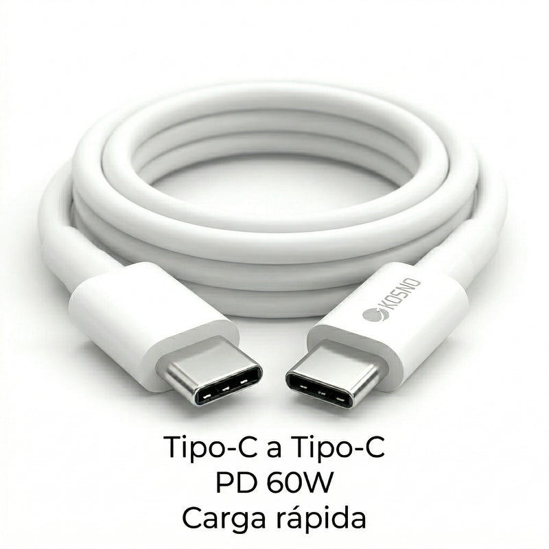 Cable USB-C Kosmo 60W (Tipo C)
