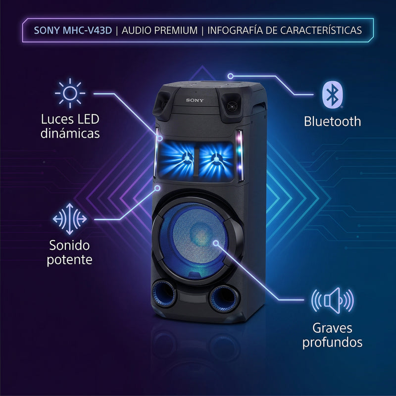 Parlante Bluetooth Sony MHC-V43