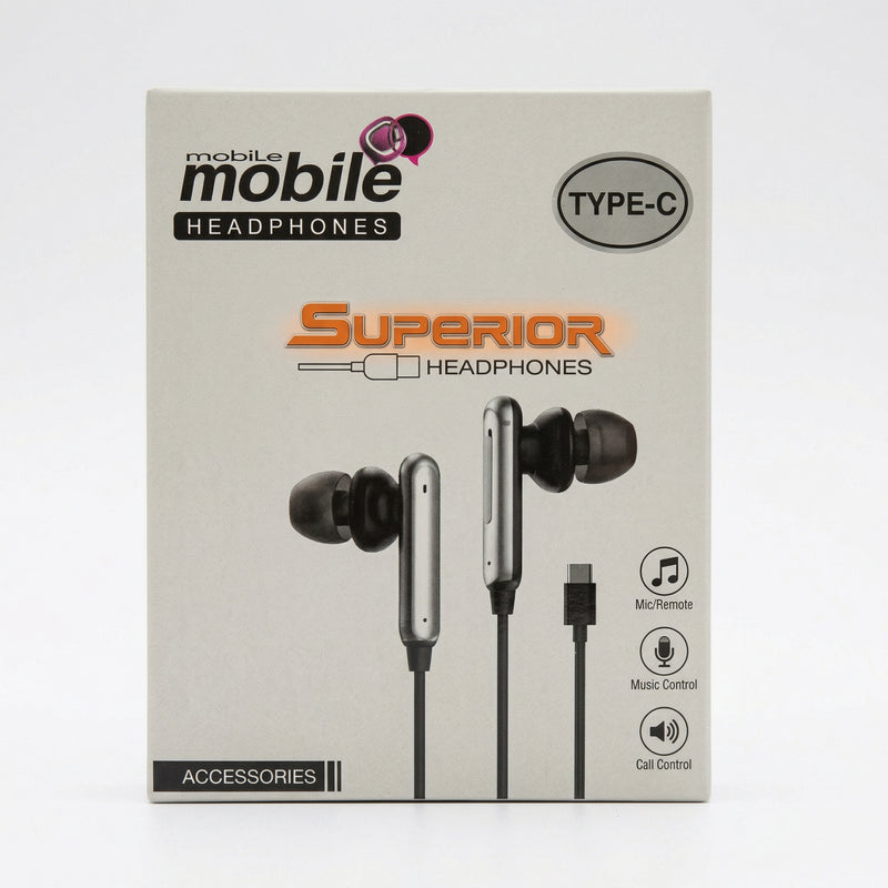 Auricular con Cable Tipo-C Mobile Superior