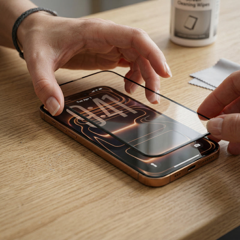 Vidrio Templado Reforzado 9D para iPhone 15