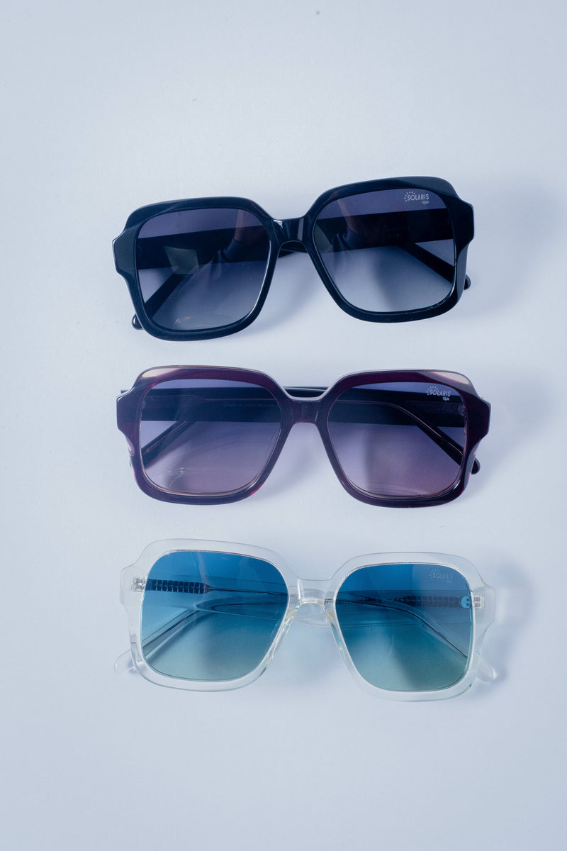 Gafas de Sol Cuadradas Modernas con Lente Degradado y Protección UV