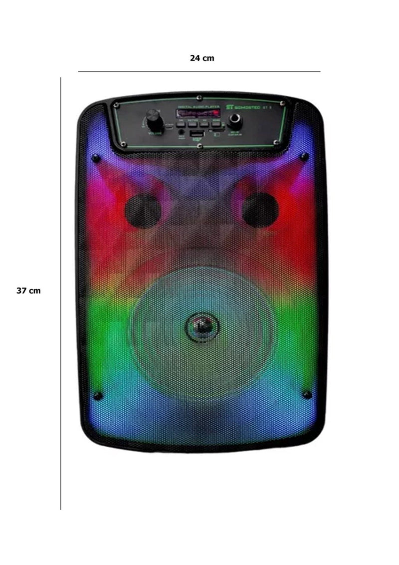 Parlante bluetooth RGB con micrófono