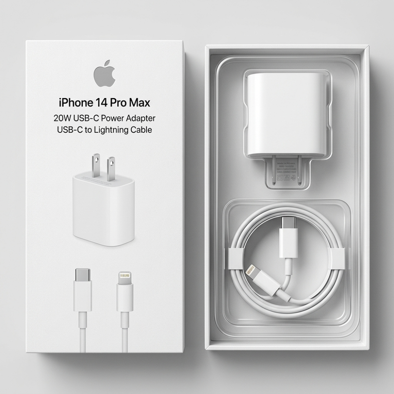 Cargador Rápido USB a Lightning 20W iPhone
