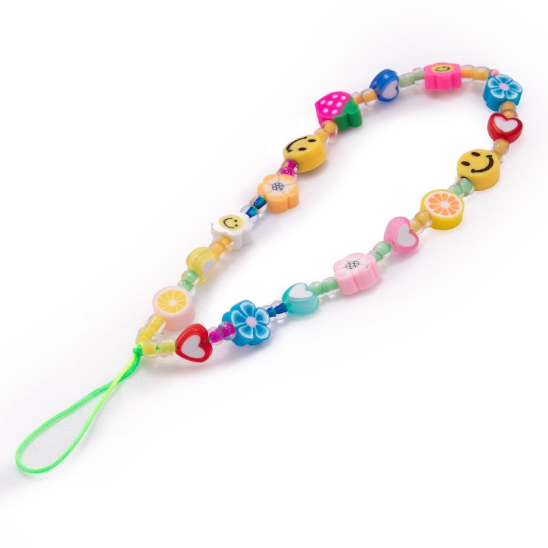 Strap Pulsera para Celular con Cuentas Brillantes – Agarre Seguro y Estilo Elegante