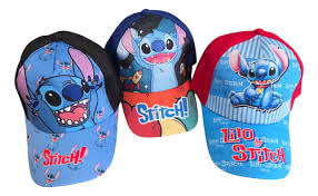 Gorras Infantiles Stitch – Coloridas y Ajustables