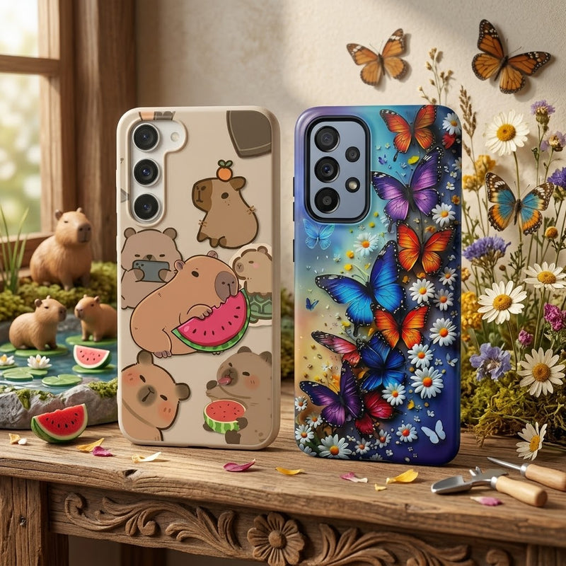 Funda Reforzada con Diseño para Samsung A12