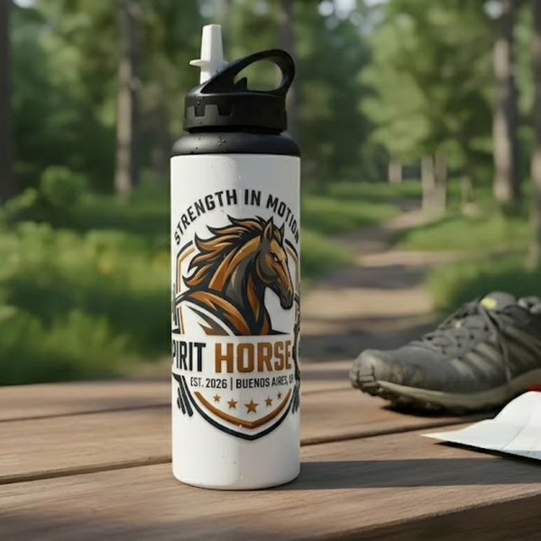 Tu Botella Deportiva Única: Hoppy Personalizado con Calidad de Impresión Premium