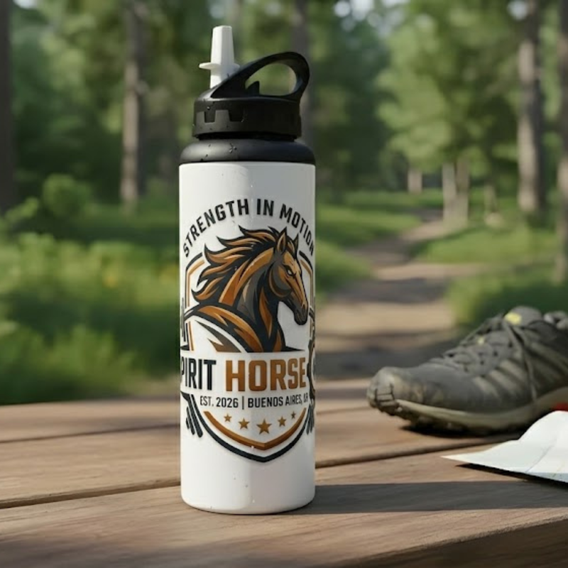 Tu Botella Deportiva Única: Hoppy Personalizado con Calidad de Impresión Premium