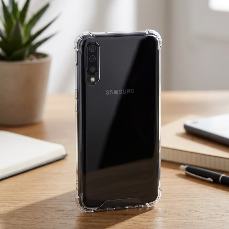 Funda Transparente Antishock Samsung A70
