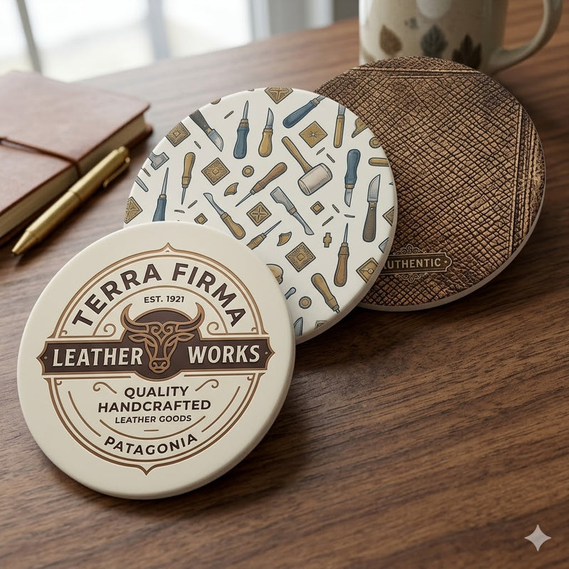 Posavasos Circular Polímero Personalizados