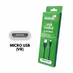 Cable de Datos USB Mobile 2Mts. (Micro V8)
