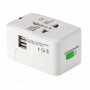 Adaptador de Corriente Viajero con USB