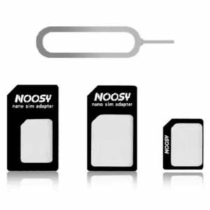 Adaptador Nano Micro Chip SIM 3 en 1 + Clip Expulsor