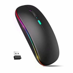 Mouse Inalámbrico Bluetooth RGB Recargable