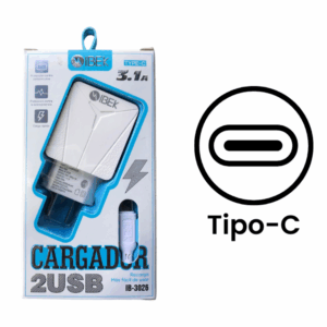 Cargador Rápido IBEK 3.1A (Tipo C)